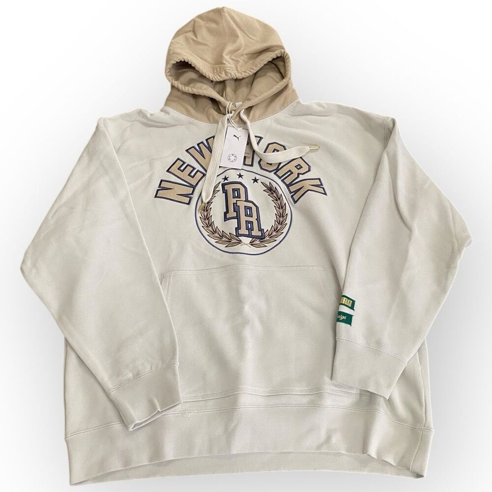 Puma X Rhuigi Embroidered Cotton Sedate Gray Hoodie 620889-17 Mens size XL New